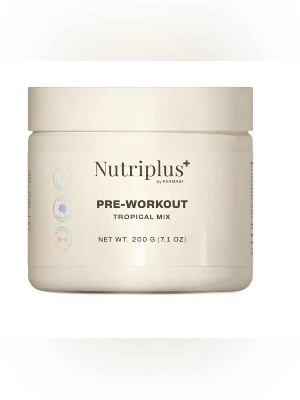 Pre-Workout Tropical Mix – Cream Pre-Workout Powder